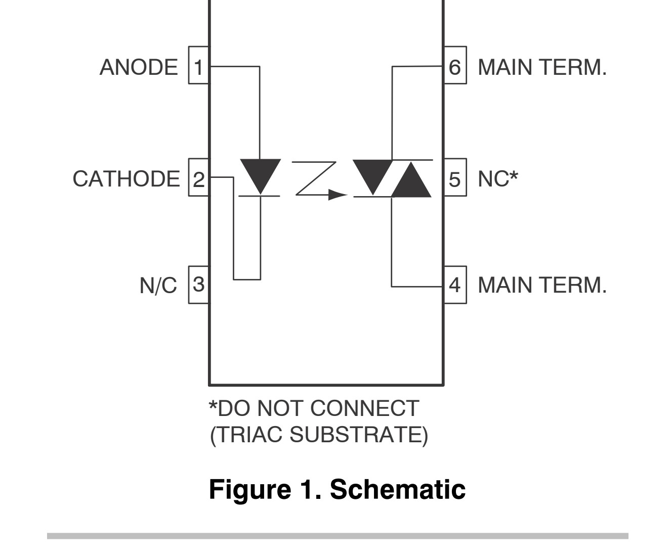 内部结构与引脚(原厂 Figure 1. Schematic)