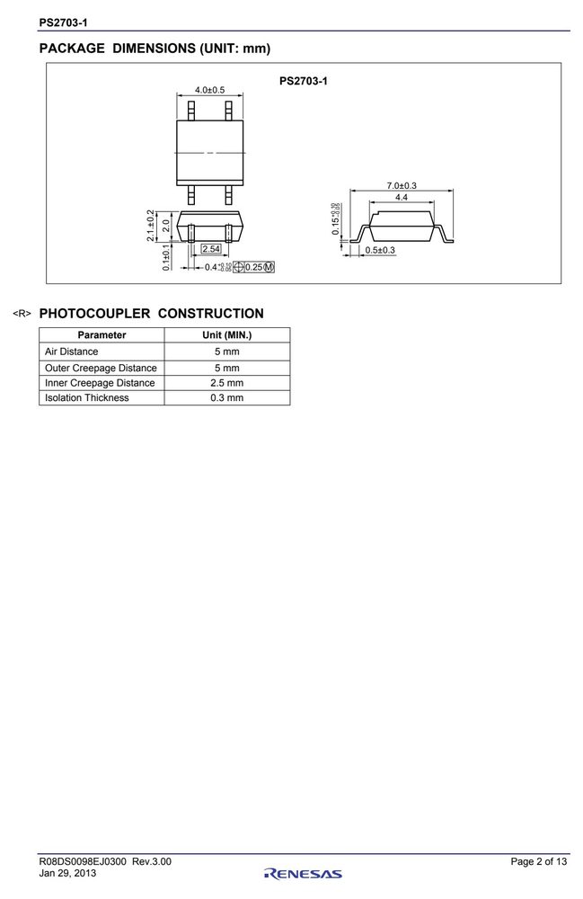 PS2703-1-F3-A-L 封装尺寸图