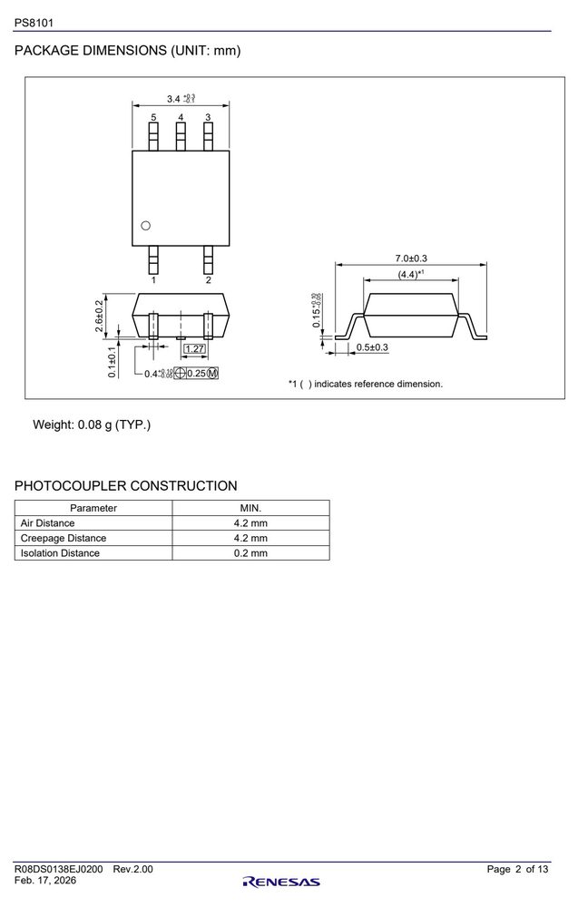 PS8101-F3-AX-KT 封装尺寸图