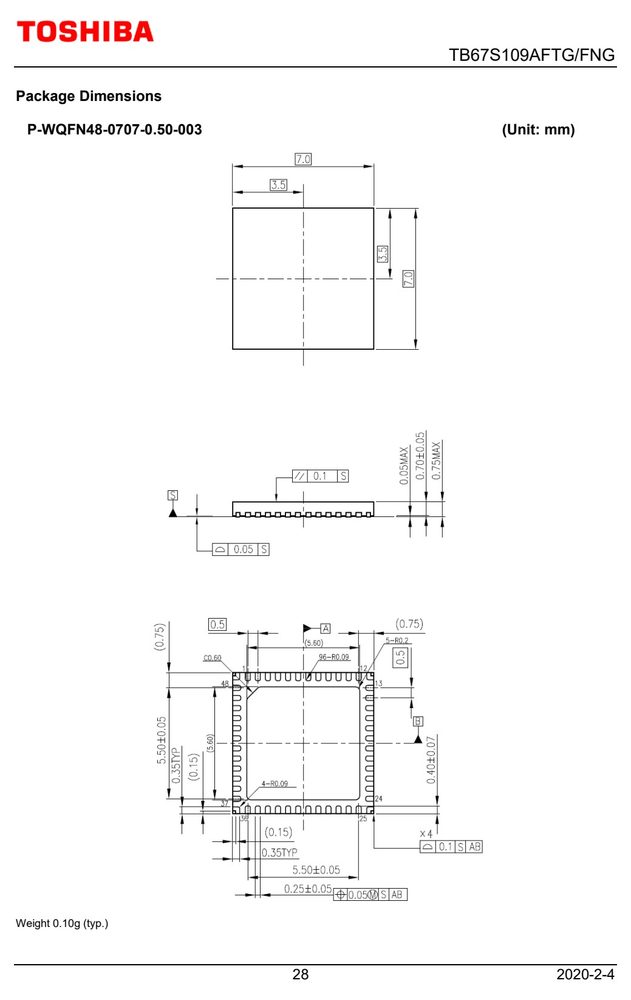 TB67S109AFNG-O-EL 封装尺寸图